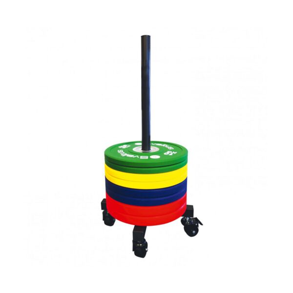 SVELTUS - OLYMPIC DISC STACKER WITH CASTORS - OLIMPIAI SÚLYTÁRCSA TARTÓ ÁLLVÁNY, GURULÓS - Image 2