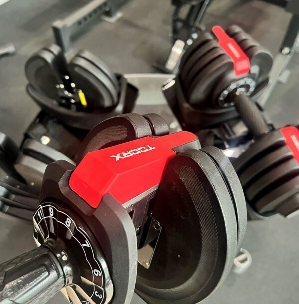 TOORX FITNESS - SELECTOR DUMBBELL PAIR WITH ROLLING STATION - ÁLLÍTHATÓ KÉZISÚLYZÓ PÁRBAN GURULÓ ÁLLVÁNNYAL - Image 3