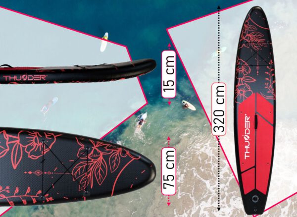 THUNDER OUTDOOR - MOTH SUP BOARD - SUP DESZKA KIEGÉSZÍTŐKKEL - 320 X 76 X 15 CM - Image 11