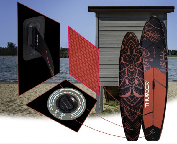 THUNDER OUTDOOR - MOTH SUP BOARD - SUP DESZKA KIEGÉSZÍTŐKKEL - 320 X 76 X 15 CM - Image 10