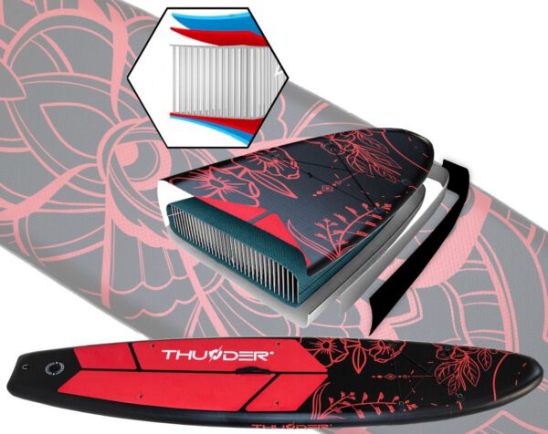 THUNDER OUTDOOR - MOTH SUP BOARD - SUP DESZKA KIEGÉSZÍTŐKKEL - 320 X 76 X 15 CM - Image 8