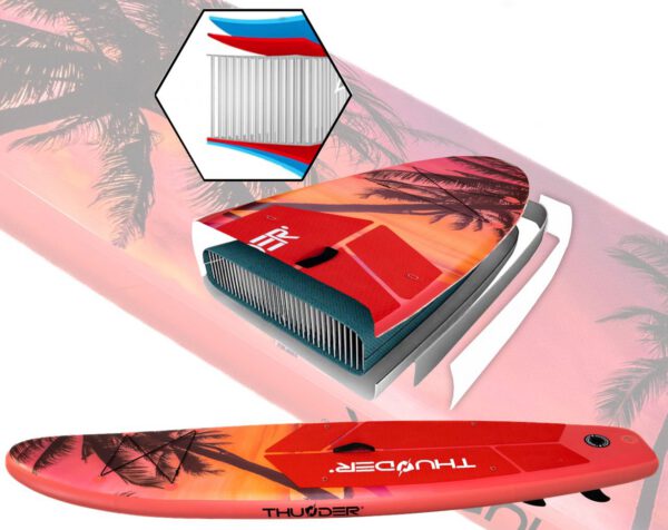 THUNDER OUTDOOR - MAUI - SUP BOARD - SUP DESZKA KIEGÉSZÍTŐKKEL - 320 X 76 X 15 CM - Image 7