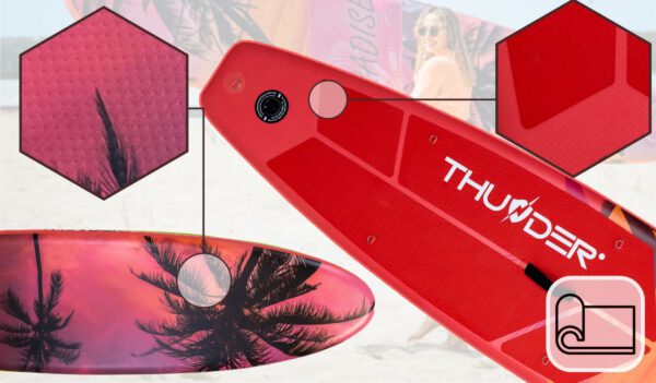 THUNDER OUTDOOR - MAUI - SUP BOARD - SUP DESZKA KIEGÉSZÍTŐKKEL - 320 X 76 X 15 CM - Image 3