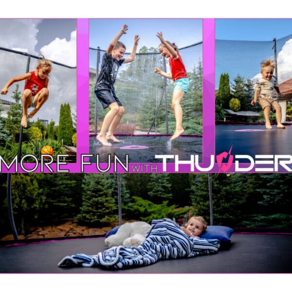 THUNDER OUTDOOR - INSIDE ULTRA 10 FT, PINK - BELSŐ HÁLÓS SPORT TRAMBULIN 312 CM, FEKETE-PINK - Image 3
