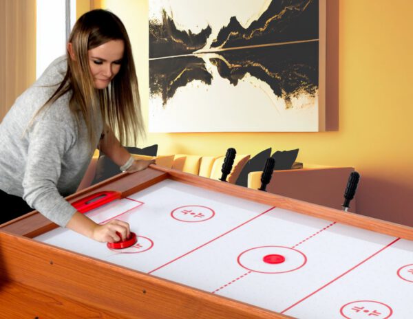 THUNDER - SMART SWIVEL GAME TABLE - 3 AZ 1-BEN FORGATHATÓ BILIÁRD-, CSOCSÓ- ÉS LÉGHOKI ASZTAL - Image 6