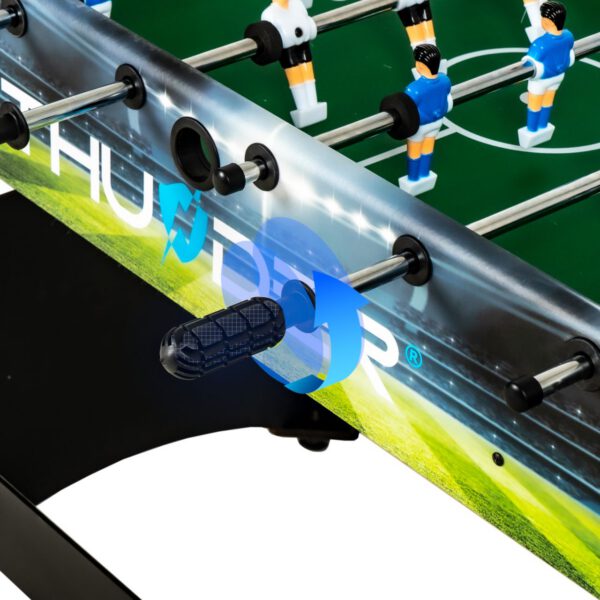 THUNDER - LIGHT FOOSBALL TABLE - KOMPAKT CSOCSÓASZTAL - 122 X 61 X 81 CM - Image 3