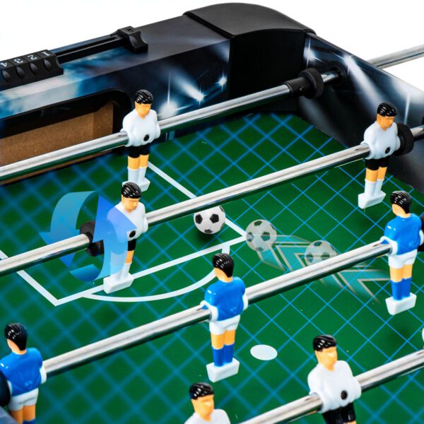 THUNDER - LIGHT FOOSBALL TABLE - KOMPAKT CSOCSÓASZTAL - 122 X 61 X 81 CM - Image 2