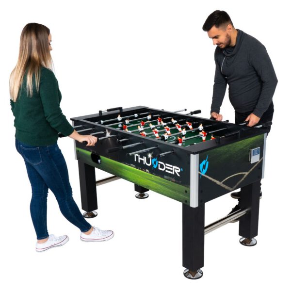 THUNDER - SPORT FOOSBALL TABLE - SPORT CSOCSÓASZTAL - 141 X 77 X 86.5 CM - Image 2