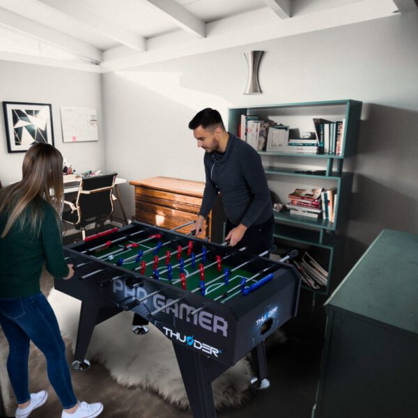 THUNDER - PRO FOOSBALL TABLE - PROFI CSOCSÓASZTAL - 140 X 74 X 88 CM - Image 9