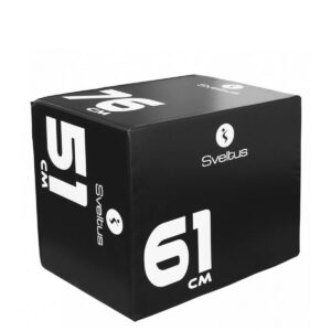 SVELTUS - SOFT PLYOBOX 3 IN 1 - PUHA PLIOMETRIKUS DOBOZ - 51X61X76 CM