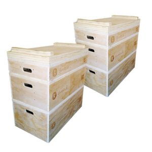 SVELTUS - PROFESSIONAL JERK BLOCK SET - EGYMÁSRA RAKHATÓ SÚLYEMELŐ DOBOZ KÉSZLET - 8 DB-OS