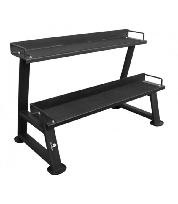SVELTUS - KETTLEBELL RACK PRO - KÉTSZINTES KETTLEBELL ÁLLVÁNY - 120X63 CM