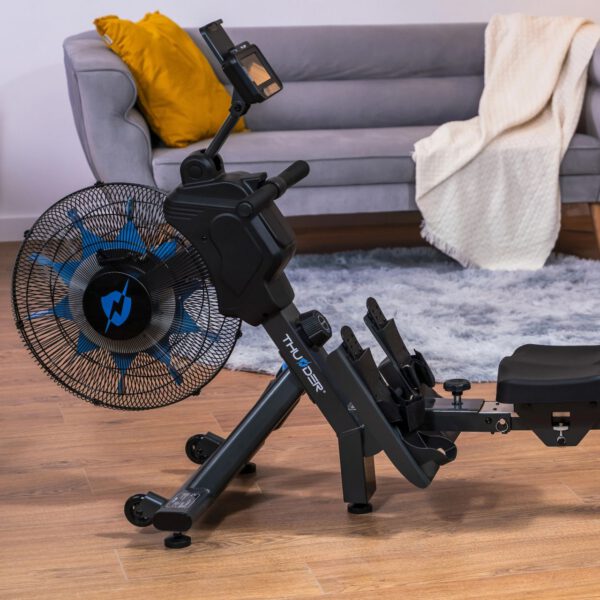 THUNDER - FLY HYBRID AIR ROWER - LÉGELLENÁLLÁSOS-MÁGNESES EVEZŐGÉP, 16 FOKOZAT, 135 KG TERHELHETŐSÉG - Image 4
