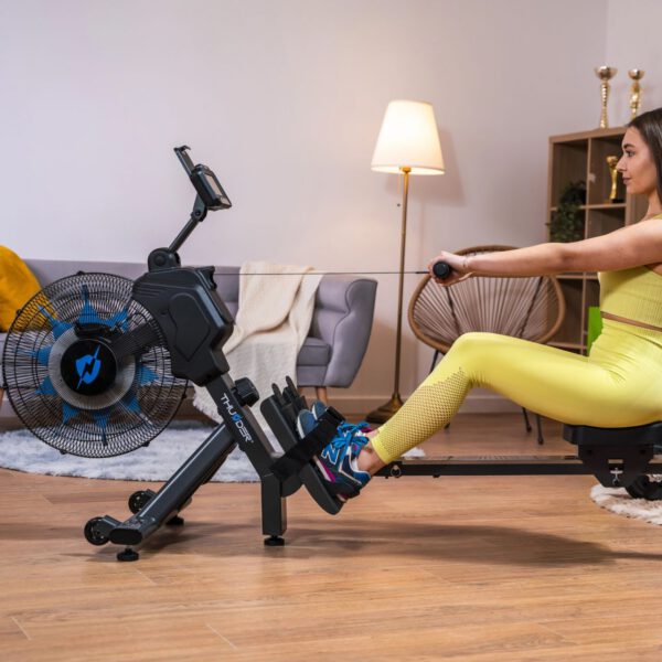 THUNDER - FLY HYBRID AIR ROWER - LÉGELLENÁLLÁSOS-MÁGNESES EVEZŐGÉP, 16 FOKOZAT, 135 KG TERHELHETŐSÉG - Image 2