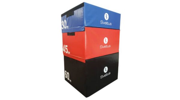 SVELTUS - SOFT PLYO BOX SET - HÁROMRÉSZES PUHA PLIOMETRIKUS DOBOZ SZETT - 30-45-60 CM