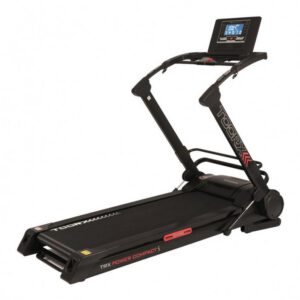 TOORX FITNESS - TRX POWER COMPACT S READY2RUN - FÉLPROFESSZIONÁLIS PRÉMIUM OTTHONI FUTÓPAD - MAX 5 LE, MAX 20 KM/H + AJÁNDÉK TOORX-FST EDZŐHEVEDER KÉSZLET