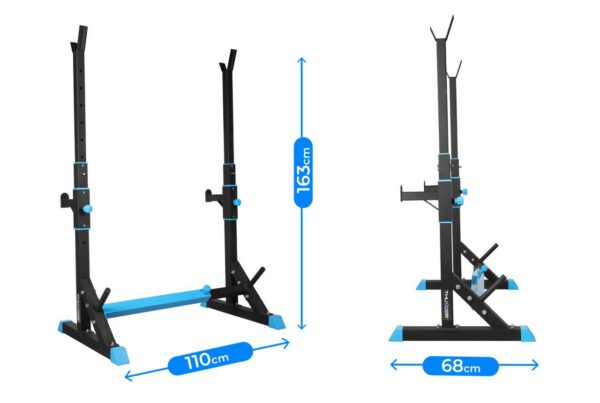 THUNDER - ADJUSTABLE BARBELL RACK - ÁLLÍTHATÓ GUGGOLÓ ÉS FELHÚZÓ ÁLLVÁNY - Image 3