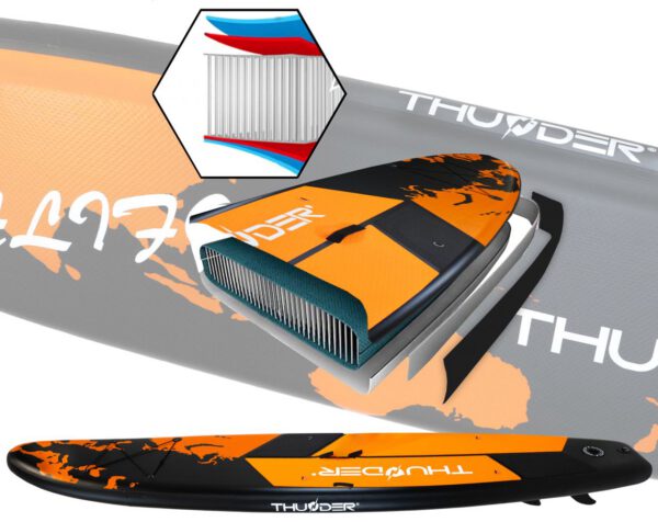 THUNDER OUTDOOR - CALIFORNIA XXL SUP BOARD - SUP DESZKA KIEGÉSZÍTŐKKEL - 365 X 75 X 15 CM - Image 4