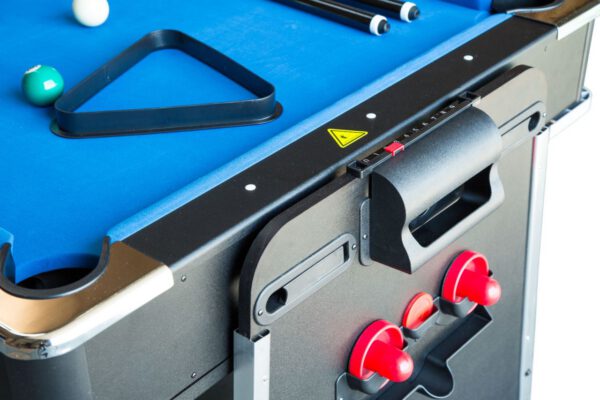 THUNDER - CRUSH POOL TABLE - FORGATHATÓ BILIÁRDASZTAL - 203 X 115 CM - Image 3