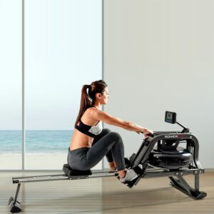 TOORX FITNESS - ROWER SEA 90 VÍZELLENÁLLÁSOS EVEZŐGÉP, 130 KG TERHELHETŐSÉG, 6 FOKOZATÚ ELLENÁLLÁS