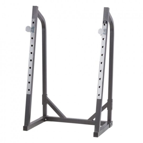 TOORX FITNESS - WLX 50 STAND - ÁLLÍTHATÓ MAGASSÁGÚ GUGGOLÓ ÉS NYOMÓ ÁLLVÁNY, MAX 250 KG TERHELHETŐSÉG