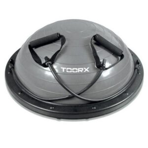 TOORX FITNESS - BOSU BALANCE TRAINER - EGYENSÚLYOZÓ FÉLGÖMB - 58 CM ÁTMÉRŐ