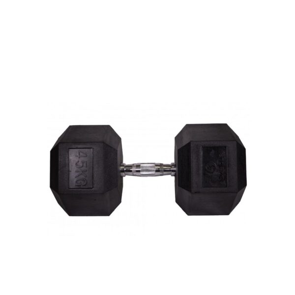 SVELTUS - HEXAGONAL DUMBBEL - HATSZÖGLETŰ KÉZISÚLYZÓ - 45 KG
