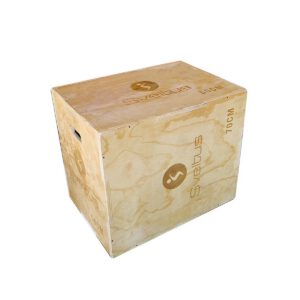 SVELTUS - WOOD PLYO BOX - PLIOMETRIKUS DOBOZ FÁBÓL - 50 X 60 X 70 CM