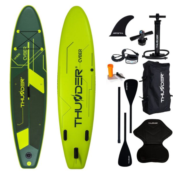 THUNDER OUTDOOR - CYBERSTORM 2.0 - SUP BOARD - SUP DESZKA KIEGÉSZÍTŐKKEL - 320 X 76 X 15 CM