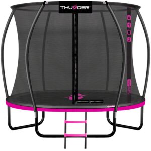 THUNDER OUTDOOR - INSIDE ULTRA 8 FT, PINK - BELSŐ HÁLÓS SPORT TRAMBULIN 255 CM, FEKETE-PINK