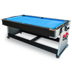 THUNDER - CRUSH POOL TABLE - FORGATHATÓ BILIÁRDASZTAL - 203 X 115 CM